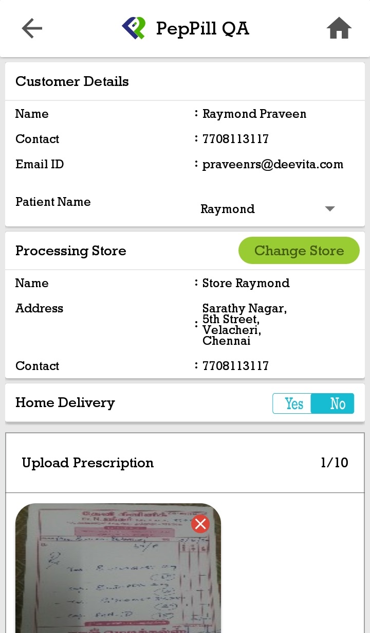 PepPill App - Review Order - Part 1
